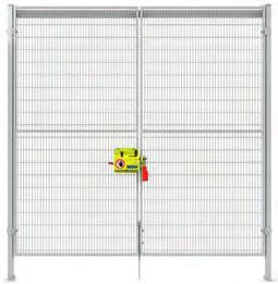 Hinged door - Safe Lock TROAX hinged door with Safe Lock can be supplied