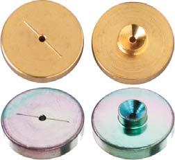 2mm Replacement Inlet Seal Gold-Plated, 2 x 10-pks. 21306-409B Siltek Treated, 2 x 10-pks. 21308-409B 0.8mm Cross-Disk Inlet Seal Gold-Plated, 2 x 10-pks. 20476-409B Siltek Treated, 2 x 10-pks.