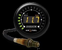 MTX-L PLUS: DIGITAL WIDEBAND AIR/FUEL RATIO GAUGE 4 ms Available Q2 2017 Increased sensor frequency for faster lambda acquisition Increased analog output speed!