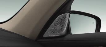 See page 27 BOWERS & WILKINS DIAMOND SURROUND SOUND SYSTEM. Specifically designed to deliver a custom theatre experience from the comfort of your BMW.
