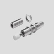 Accessories Shock absorber kit SLZ- -YSR-C, self-adjusting (order code CV, CH) Material: YSR-8-8-C: Nickel-plated brass YSR-12-12-C, YSR-16-20-C: Galvanised steel Free of copper and PTFE Ordering
