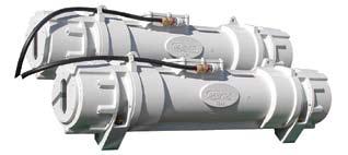 Super G 2 motors with Continuous internal oil bath lubrication system are optional (pictured below).