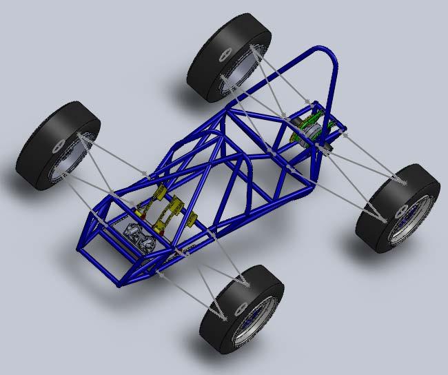 Design Highlights and Focus Third Generation Formula Racer (Gen-3) The design of a formula race car incorporates multiple design