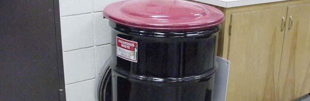 Liquid Hazardous Waste (continued) Open-head drums or open-top p containers meet