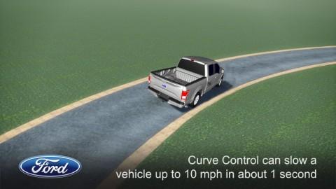 Curve Control The all-new F-150 has an innovative system that was developed exclusively by Ford engineers to help in those cases where you may enter a turn too quickly.