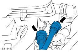 Install the new brake vacuum pump inlet valve spigot (see Fig. 10). Secure with the clips. 12 NOTE: Connect the vacuum gauge to the valve and run the engine for 5 seconds.