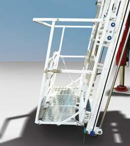 If any obstacle is detected by the sensor, the ladder operation is automatically
