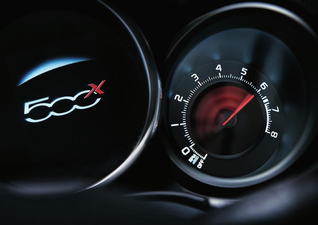 CITING ENGINE The 500X comes standard with a powerful 1.