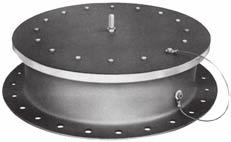 API Manhole Construction: Aluminum, Steel Protects Tanks against Excessive Pressure and Vacuum Low Base for