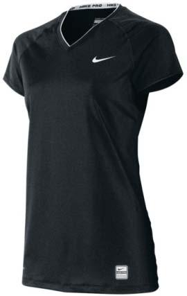 Available Nike Pro Short Sleeve V Neck Style #