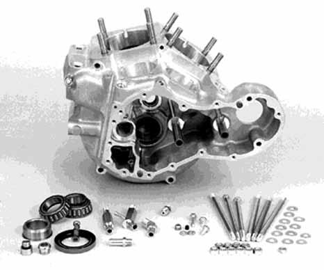 Super Stock Generator Style Crankcase For late style two brush generator with 5/16 mounting bolts Pre-clearanced for strokes up to 5 Uses 1936-69 style oil pump Features Timken sprocket shaft bearing