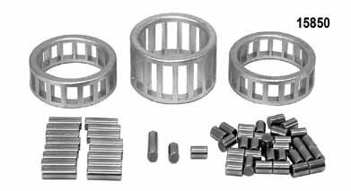 JIMS S&S Application Years Size OEM 31169 344010 BT 41-99 STD 24356-87A S&S Alloy Rod Bearing Retainers Replacement roller type for Harley connecting rods.