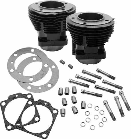 S&S Cylinders and Pistons S&S Cylinders and Pistons for 1936-47 OHV BT For 1936-47 74 Knuckle engines High strength, engineering-grade grey cast iron Excellent wear resistance Durable high temp gloss