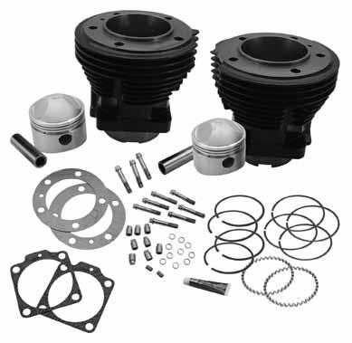 S&S Cylinders and Pistons S&S Cylinders and Pistons For 1966-84 BT Fits 1966-84 Shovelhead engines, S&S Vintage SH-Series and P-series engines Cylinders for P- series are machined with stock Shovel