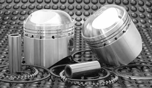 Wiseco Piston Kits Wiseco s extensive R&D programs have revolutionized the power and performance of Wiseco s HD piston kits. All Wiseco pistons are forged for superior strength and dependability.
