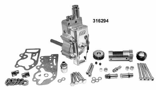 S&S BT Oil Pumps S&S Standard Billet Oil Pump Assemblies and Kits Stock 1965-72 engines equipped with H-D oil pumps use different primary chain oiling methods than 1973-on engines.