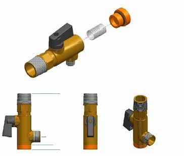 Getting Started Instructions (CONTINUED) The FILTER BALL VALVE which can come supplied and fitted to the drain valve or available as an optional extra on some models, comprises a manual isolation
