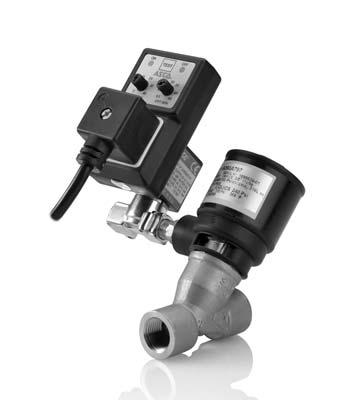 strainer prevents debris from clogging the valve Wide range of voltages with reduced power consumption can be easily designed using the online configurator (www.ascovalve.