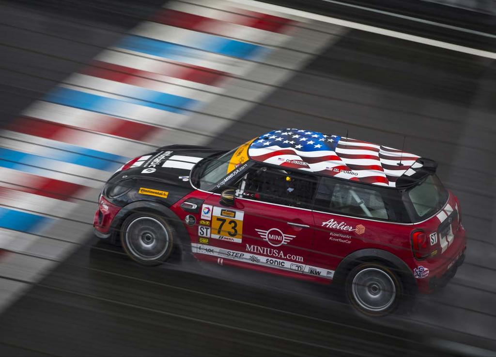 Ever since, MINI has made regular visits to the winner s circle and chalked up numerous national and international race wins including three at the prestigious