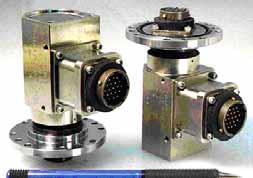 Slip Ring & Rotation Sensor Assembly SR/ERT Series 10, 20, or 36 slip ring connections Encoder or resolver rotation sensor Additional encoder electronics (built in) Available with or without