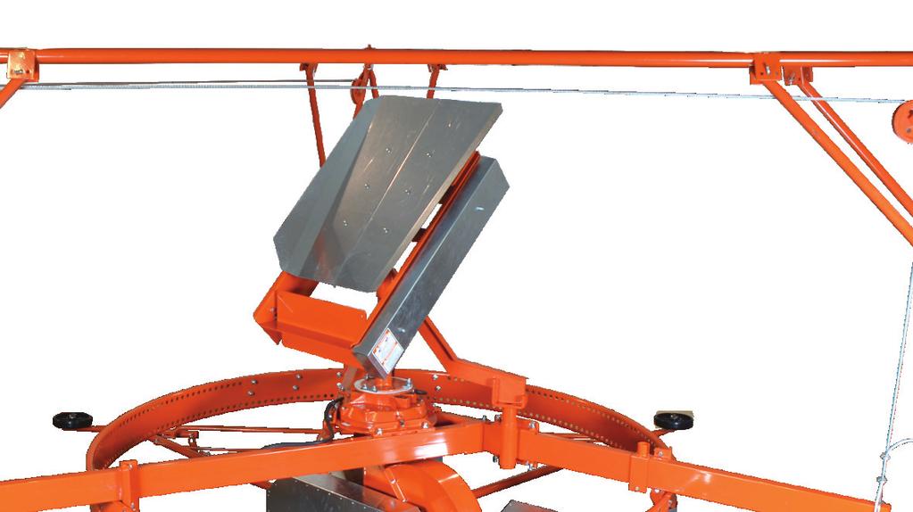 Same heavy-duty hoist with 1 HP reversing motor and extra reduction for maximum convenience in unloader control.