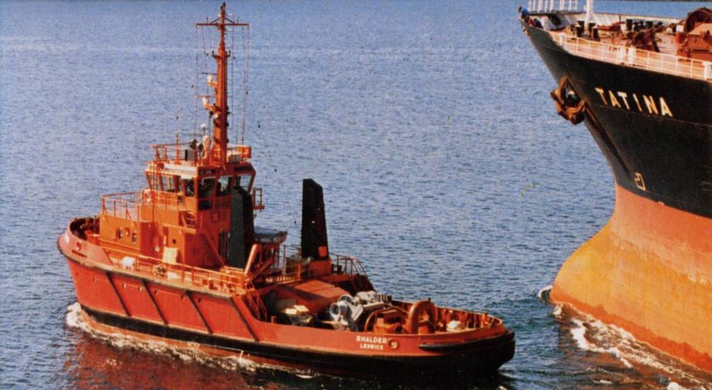 THE EVOLUTION OF ESCORT TUGS CONVENTIONAL VSP ASSIST TUGS CHARACTERISED BY ; LARGE AFT