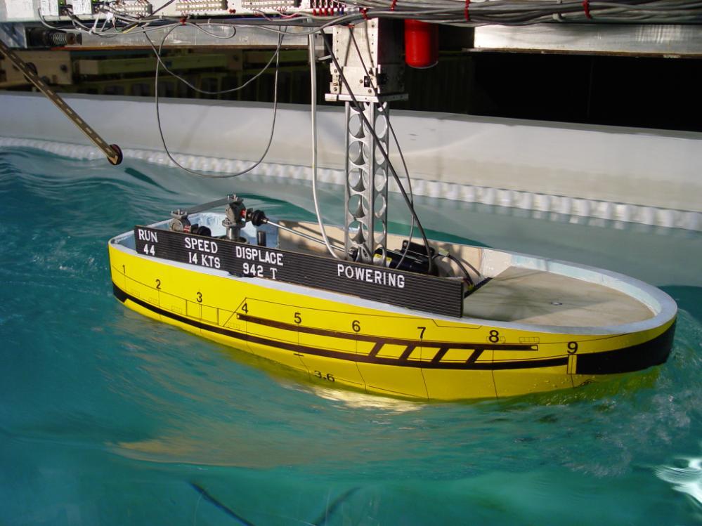 ASD 36/80 E Terminal/Escort Tug - Model Testing Program Calm water resistance
