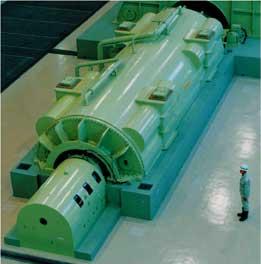 With these circumstances in mind, Hitachi evaluated the reliability of a 25-MVA class large-capacity air-cooled generator.