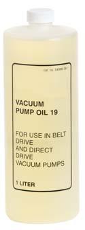 Inland 45 Pump Oil 6040-0834 liter 2489 Rough Pump Oil #9 for MSD Pumps, Oil Vacuum Pump Formulated from crude oil stocks known for their durability and line lubricating qualities.