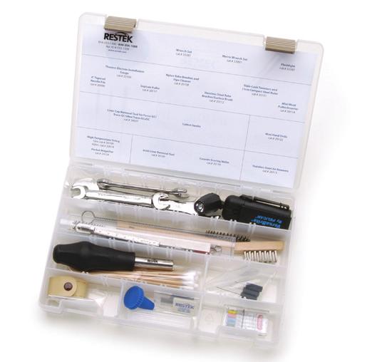 Make Life Easier (MLE) Capillary Tool Kit for Thermo Scientific GCs Includes: Capillary installation gauge for Thermo Scientific GCs Liner cap removing tool for Thermo Scientific GCs 1 /8", 3 /16",