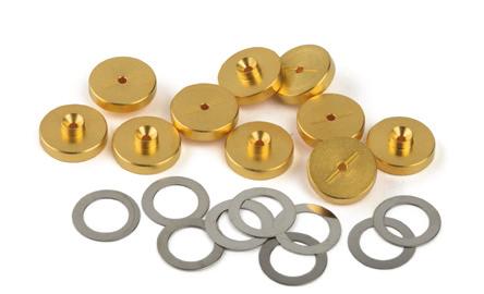 Gold-Plated 22083 22084 Siltek-Treated 22085 22086 Replacement Inlet Seals with Washers for Agilent GCs Note: The 1.