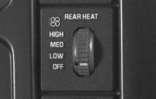 Rear Heating System (Option) Rear Air Conditioning System (Option) You may have the optional rear heater.