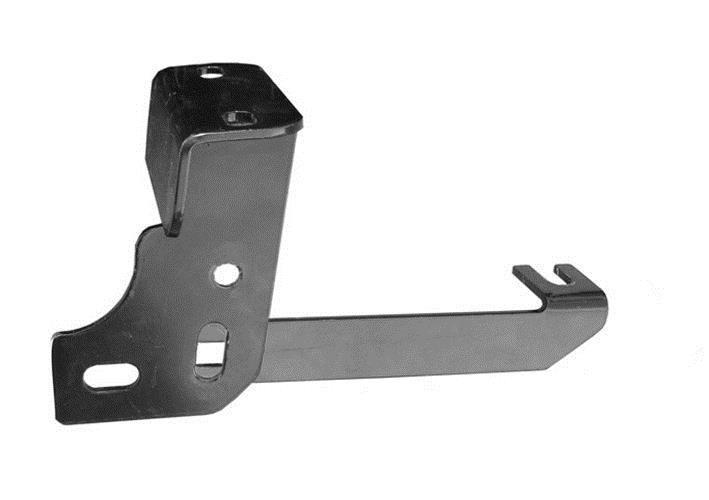 Select the driver side Mounting Bracket, (Figure 7). Attach the Mounting Bracket to the (2) tow hook mounting studs with the (2) factory hex nuts. Do not tighten hardware at this time.