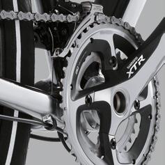 Maximum drive performance with Shimano XTR equipment, including 20 speed gear system. Hydraulic disc brakes [ Magura MT8 ].