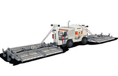 24 25 Hot recyclers The hot recycling method is used for rehabilitating bituminous bound surface courses by replasticizing the pavement and mixing them with binding agents and additional virgin or