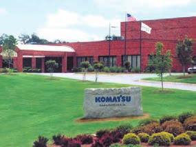 DEPENDABLE DEALER NETWORK Komatsu Forklift has over 195 dealer locations throughout the United States, Canada, Mexico, the Caribbean, and Central and South America.