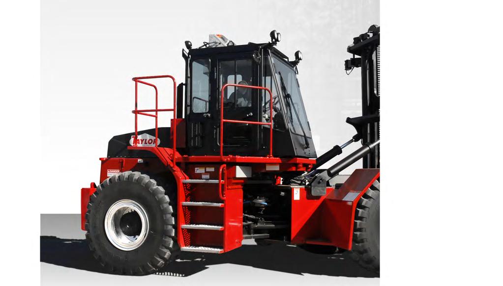 The TX4 Series of articulated 4-wheel drive forklifts were