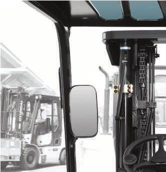 Advanced Safety Excellent Visibility for Safe Operation Optimized lift cylinder
