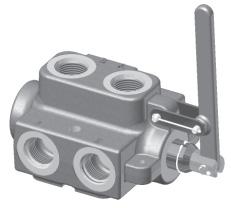 Side Mounted Aluminum Accessory Valves Double Selector HVD Part Number DS12 Double Selector