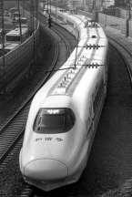 aerodynamic trains going up to 350 km/h