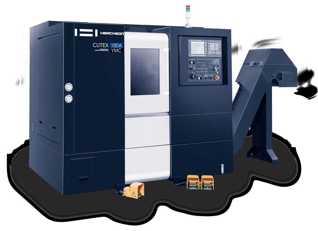 3 Product Overview New Standard for Compact Lathe Faithful to the Basics For the CUTEX-180 series, the main spindle and turnmill specifications and user convenience are enhanced compared to the