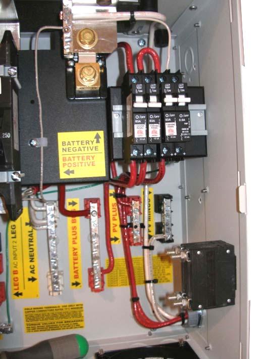 while the other is an 80 amp single circuit panel mount device. OutBack Power offers a two circuit 80 amp panel mount DC-GFP that also fits inside the E-Panel.