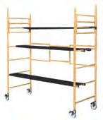 SQUARE ScaffoldIng Heavy-duty all task equipment Can be used in stairways Square steel tube 1 1/2"sq.
