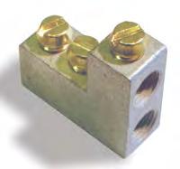 They are able to receive 20, 25 or 32mm brass tubes for the termination