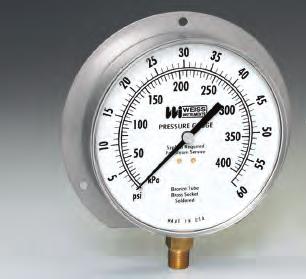 HVAC Gauges - Series 4CTA Series 4CTS The Weiss HVAC Gauges meets the specifications of contractors in heating, plumbing, air conditioning and ventilating applications.