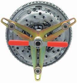 Install clutch pressure plate without clutch disc. 8.