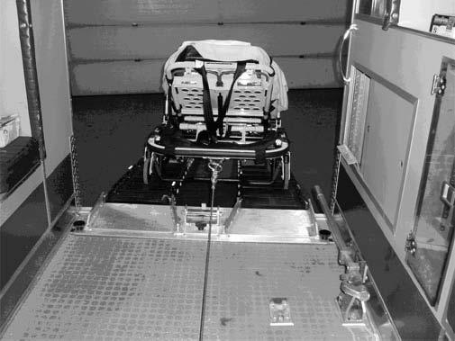 Ramps: Figure 6 -Transition plate after installation (view from within ambulance) The Bariatric unit includes two ramps that are 11 ² feet long and 1 foot wide.