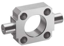 29 Trunnion mounting MT5/MT6, front or rear Cylinder mounting in accordance with ISO 15552 00128925 00126407 The delivered product may vary from that in the illustration.