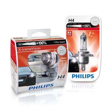 compared to Philips high-performance halogen products For complete control in all driving