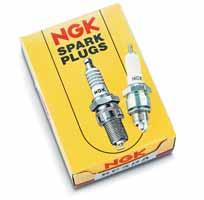 NGK SPARK PLUGS Gap Gauges ON PAGE 1399 Spark Plug Wrenches ON PAGE 1398 NGK SPARK PLUGS Superior construction, longer life, optimum performance Quantity of plugs per box is listed in the chart below